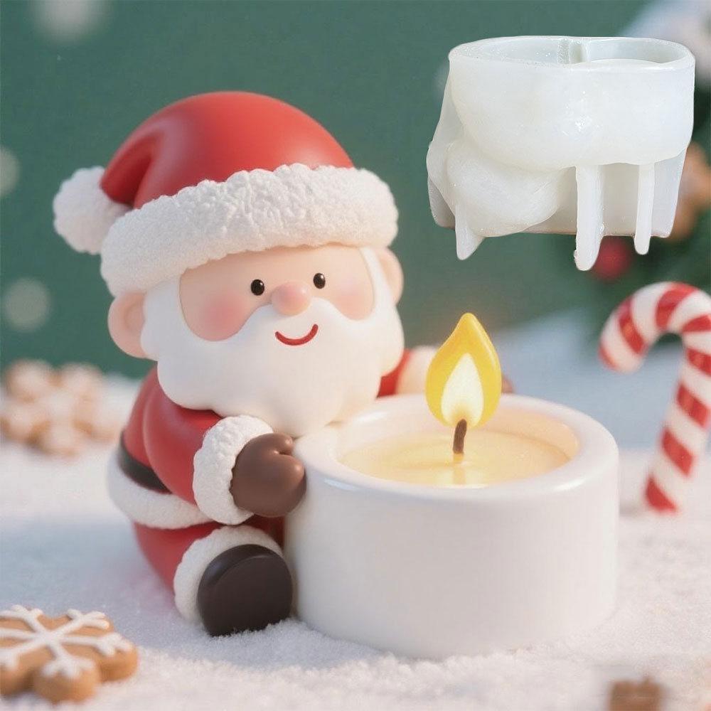 Xmas Candle Making - لتقوم بها بنفسك سانتا كلوز الشمعدان