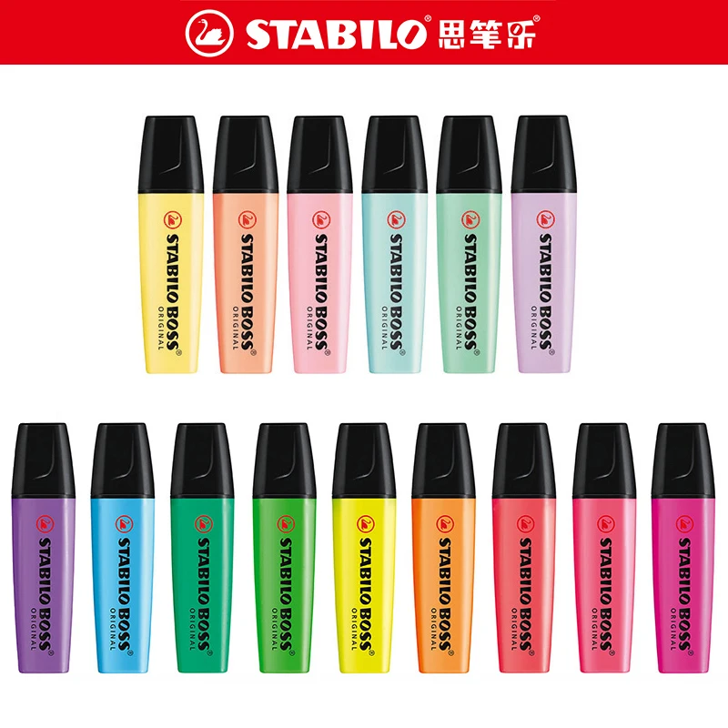Stabilo Marker Boss - أقلام تلوين STABILO بـ 5/9/14 لونًا،
