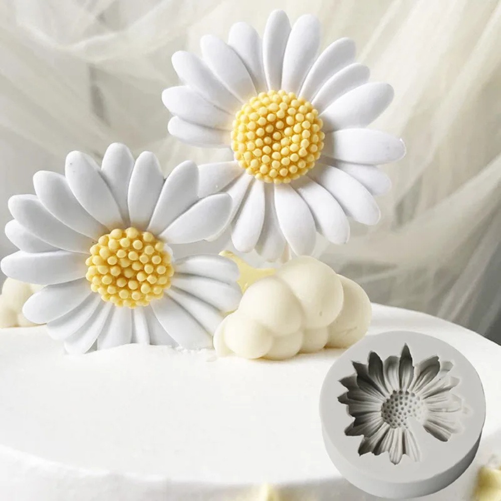 Candle Making Supplies Wholesale - قالب زهرة الأقحوان ثلاثي الأبعاد، قالب