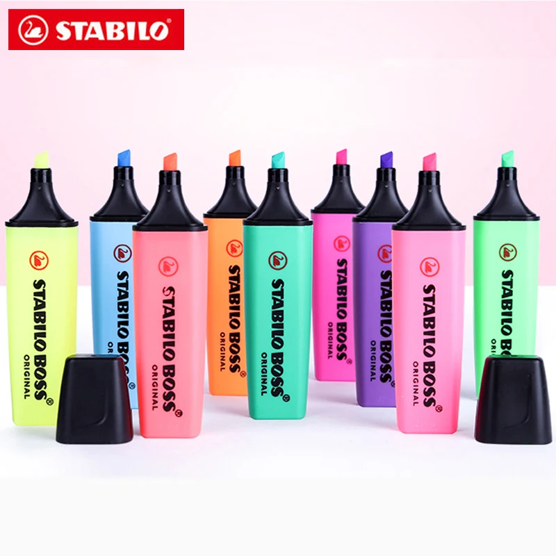 Stabilo Marker Boss - 1 قطعة ستابيلو الألمانية الولاعات معكرون