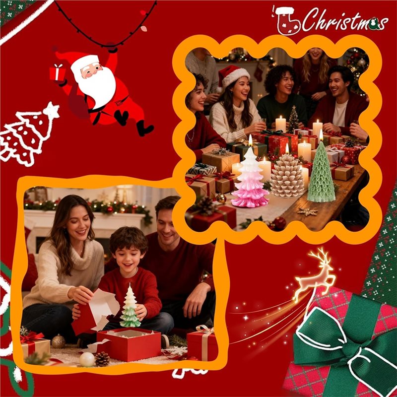 【الوانس】شجرة عيد الميلاد لصنع  - مراجعة Xmas Candle Making وسعره