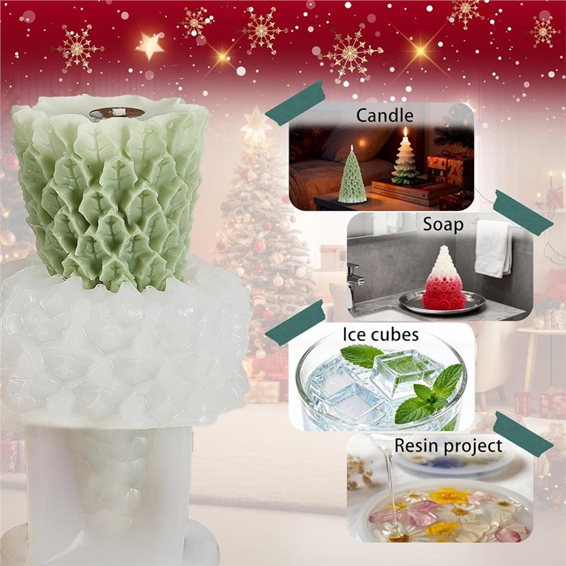 【الوانس】شجرة عيد الميلاد لصنع  - مراجعة Xmas Candle Making وسعره