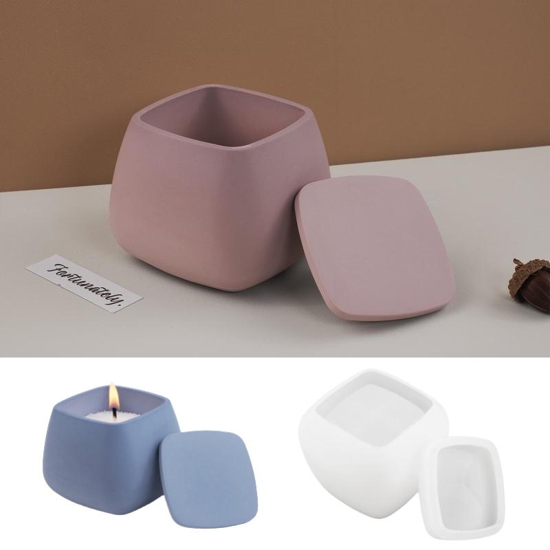 1 مجموعة مربع صندوق تخزين الأش - مراجعة Candle Making Supplies Wholesale وسعره