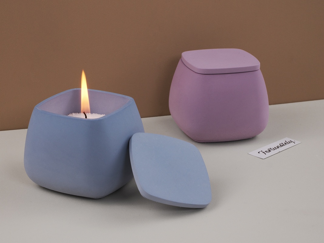 1 مجموعة مربع صندوق تخزين الأش - مراجعة Candle Making Supplies Wholesale وسعره