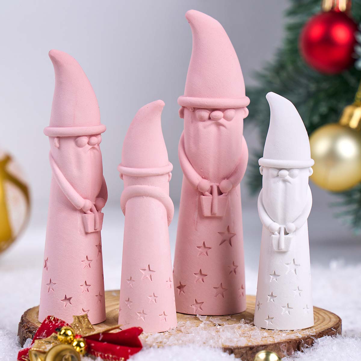 قالب سيليكون لزينة عيد الميلاد - مراجعة Xmas Candle Making وسعره