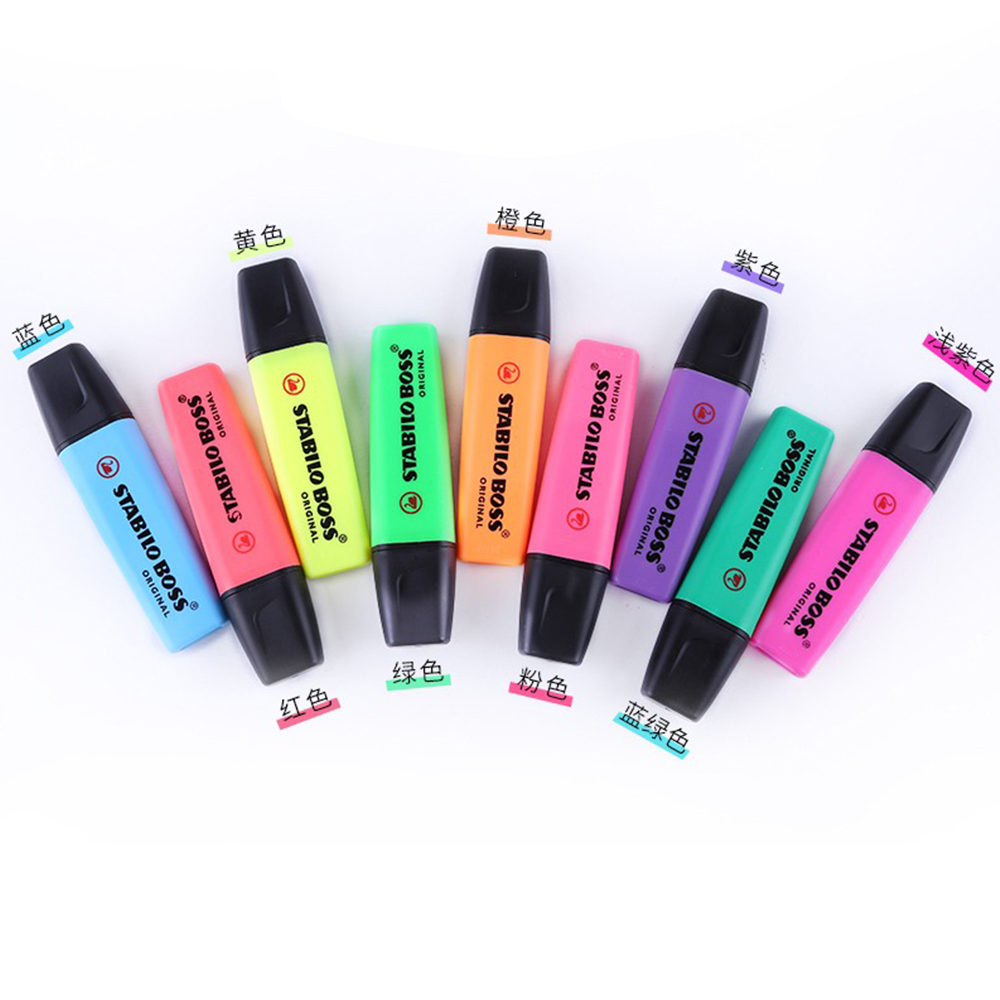 1 قطعة هيغليغتر ستابيلو الألما - مراجعة Stabilo Marker Boss وسعره