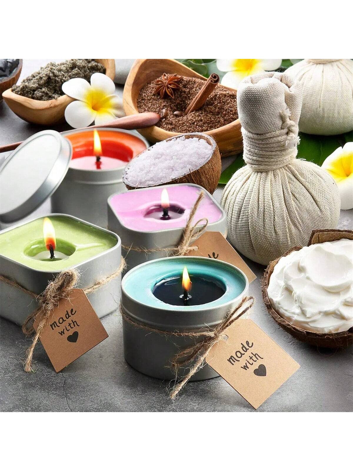 500 جرام/1 كجم شمع الصويا النق - مراجعة Candle Making Activity وسعره