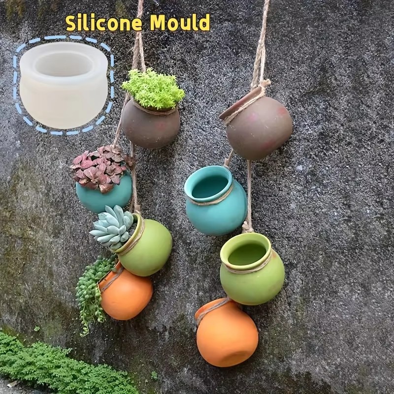 قوالب أصص الزهور السيليكونية،  - مراجعة Candle Making Design وسعره