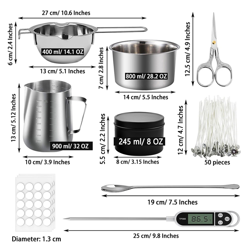 مجموعة صناعة الشموع Glintmos D - مراجعة Candle Making Set وسعره
