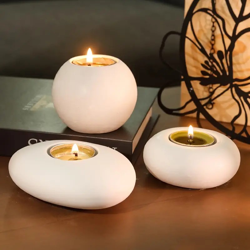 Tealight شمعة حامل الراتنج قال - مراجعة Candle Making Design وسعره
