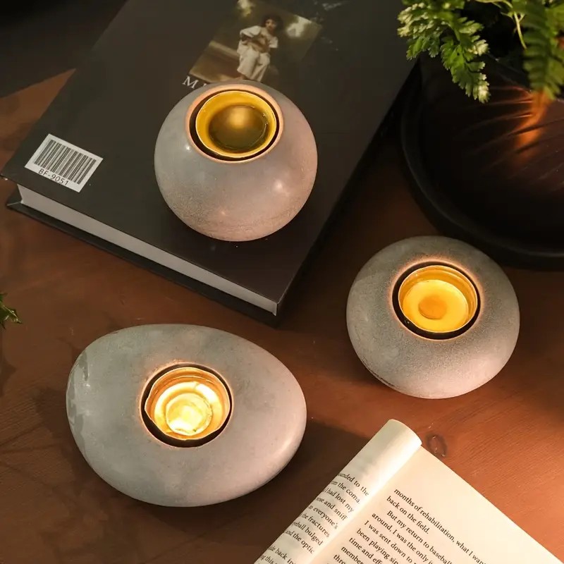 Tealight شمعة حامل الراتنج قال - مراجعة Candle Making Design وسعره