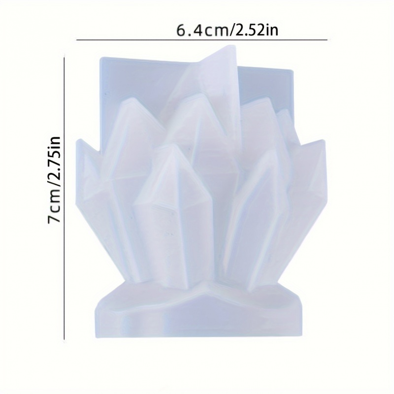 1pcCrystal العنقودية الزخرفية  - مراجعة Candle Making Design وسعره