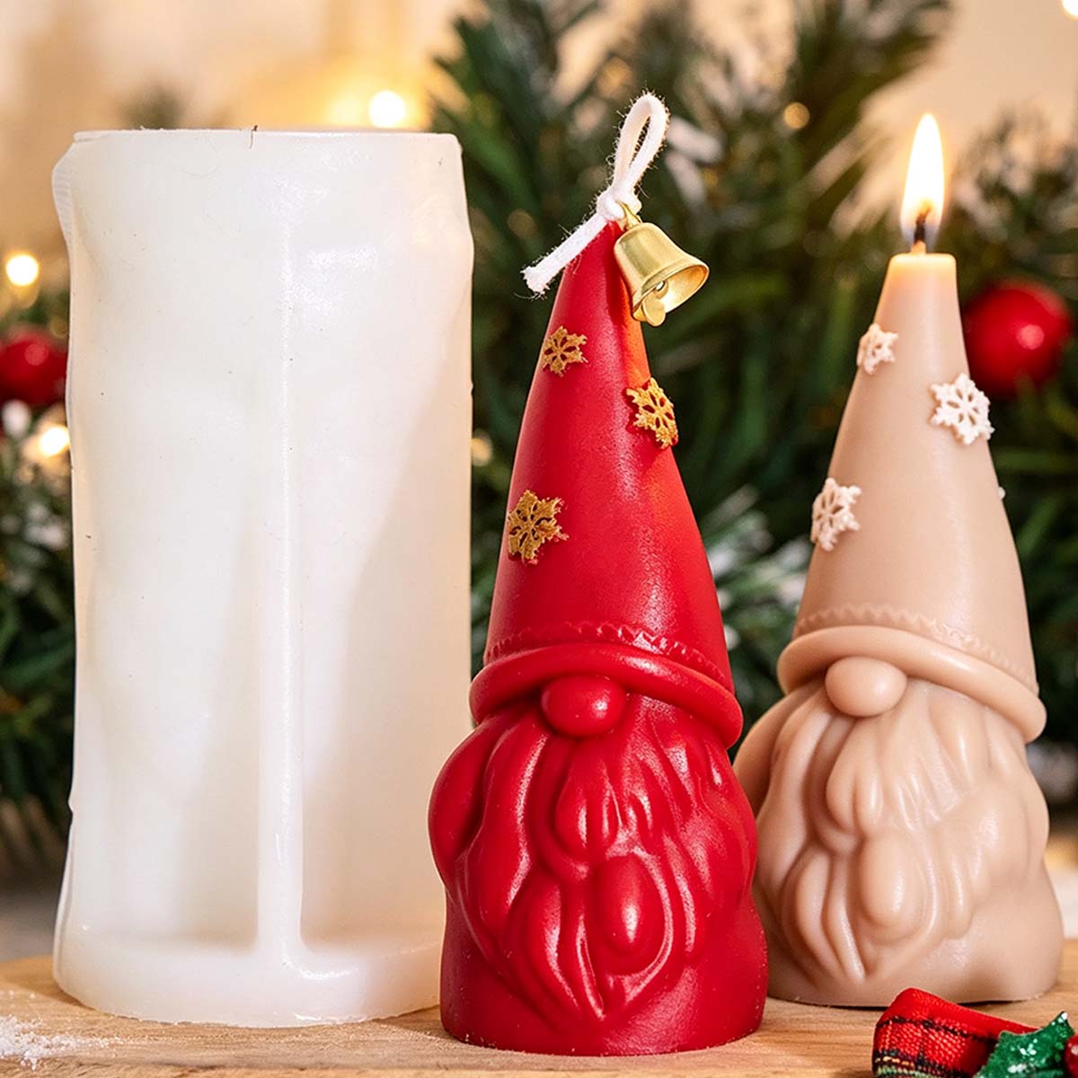 قالب شمع سيليكون لزينة عيد الم - مراجعة Xmas Candle Making وسعره