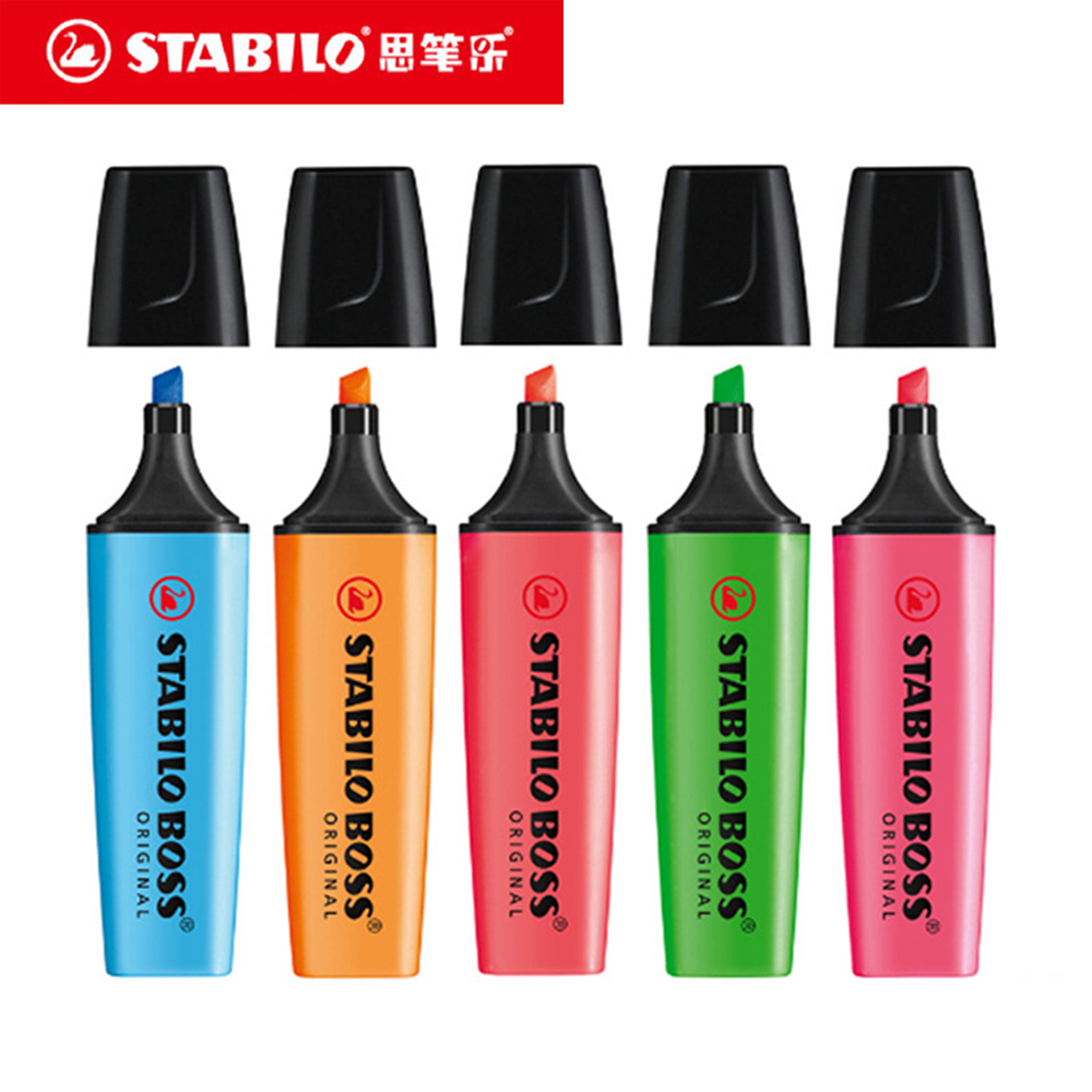 1 قطعة قلم تحديد ستابيلو الألم - مراجعة Stabilo Marker Boss وسعره