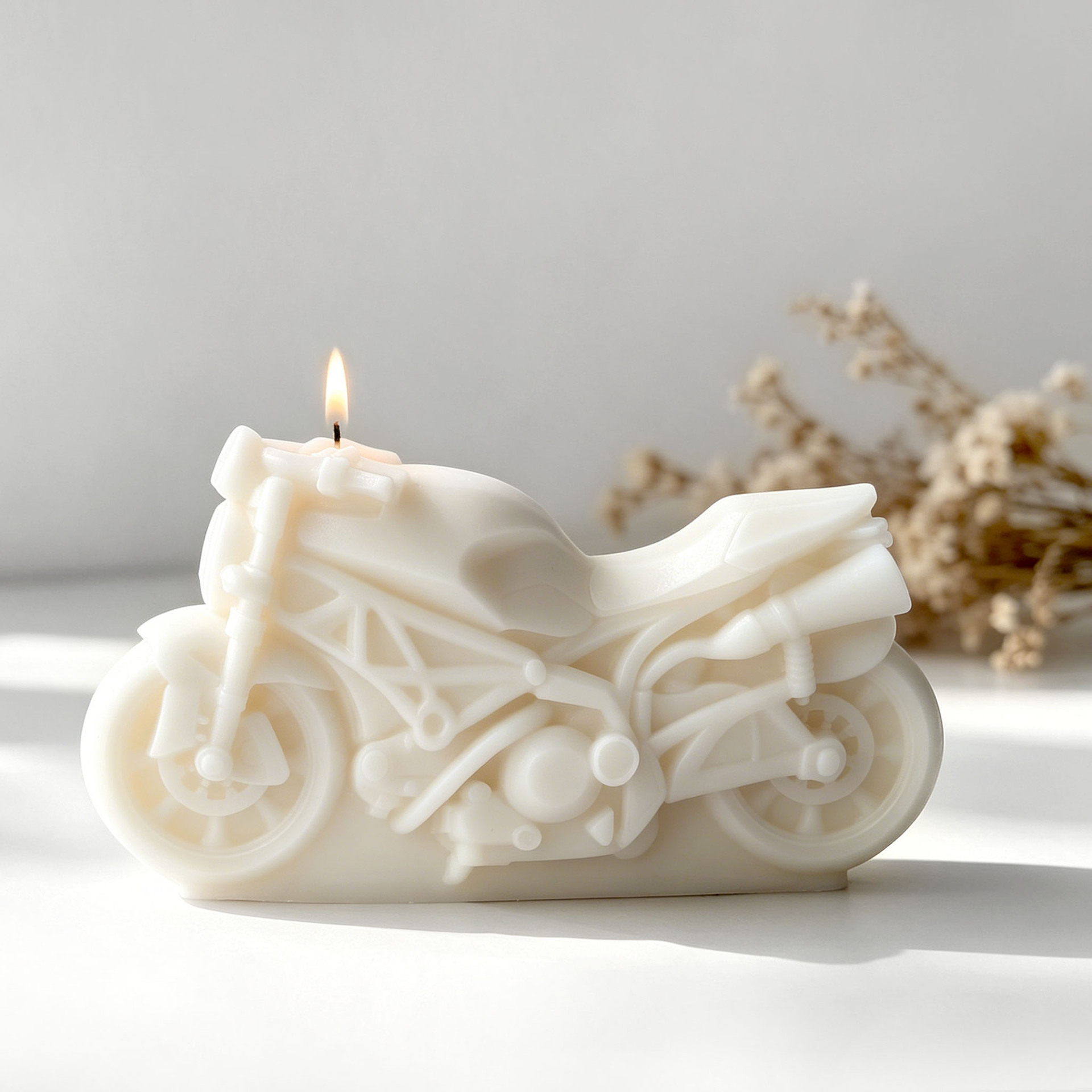 قالب سيليكون بتصميم دراجة ناري - مراجعة Candle Making Activity وسعره