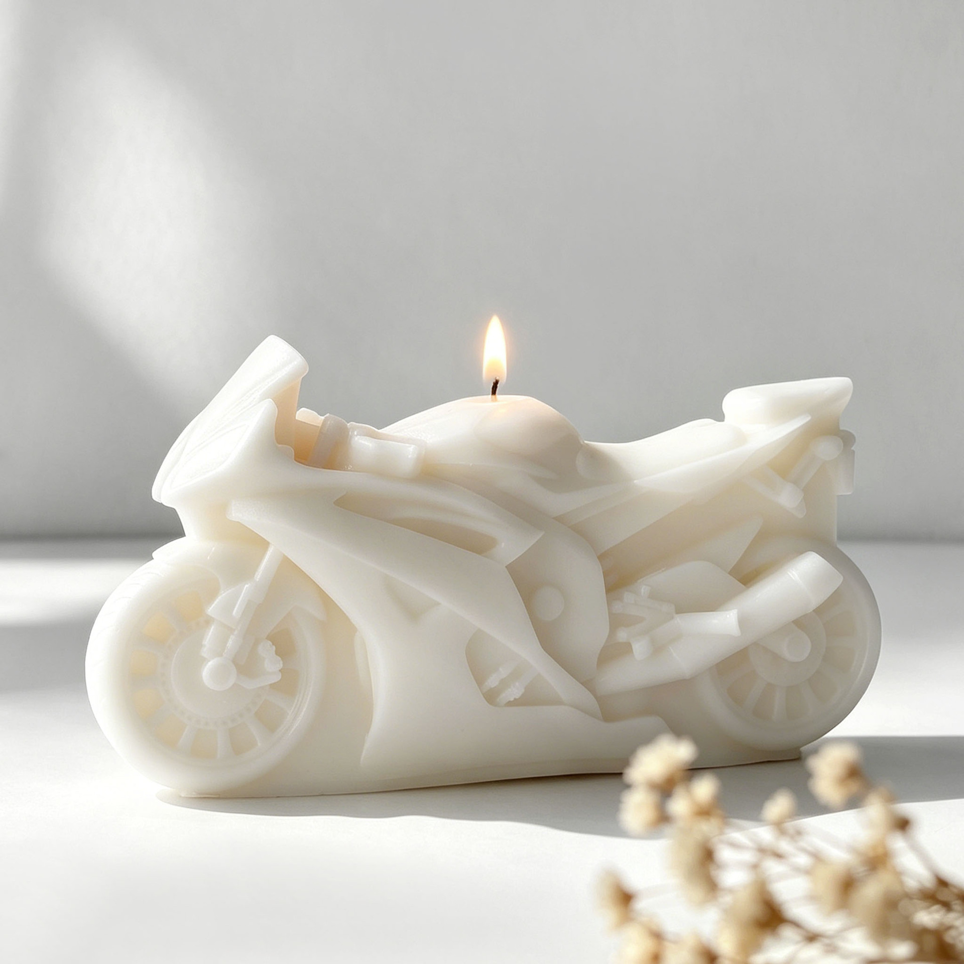 قالب سيليكون بتصميم دراجة ناري - مراجعة Candle Making Activity وسعره
