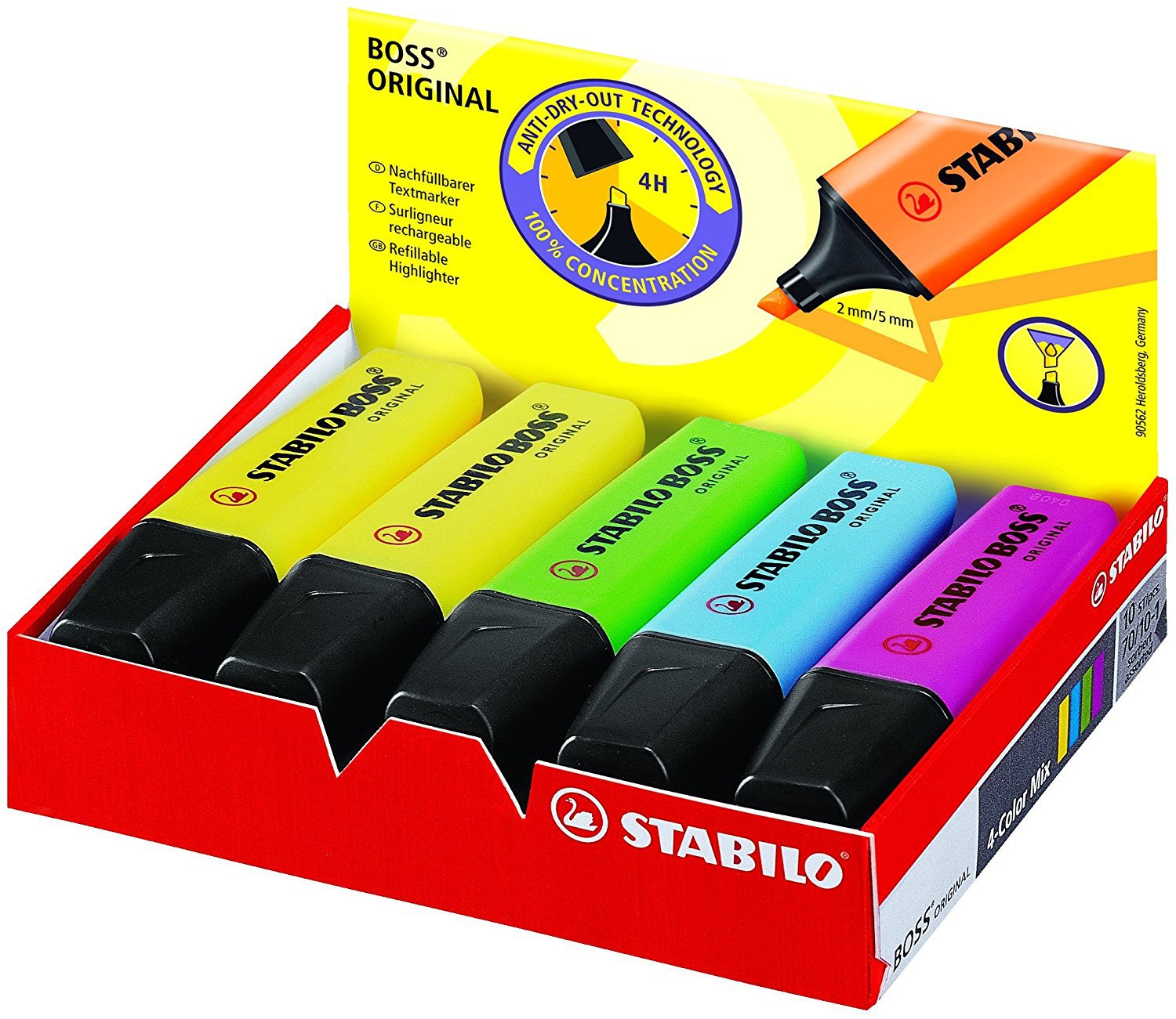 علامة نصية-ستابيلو بوس الأصلي- - مراجعة Stabilo Marker Boss وسعره
